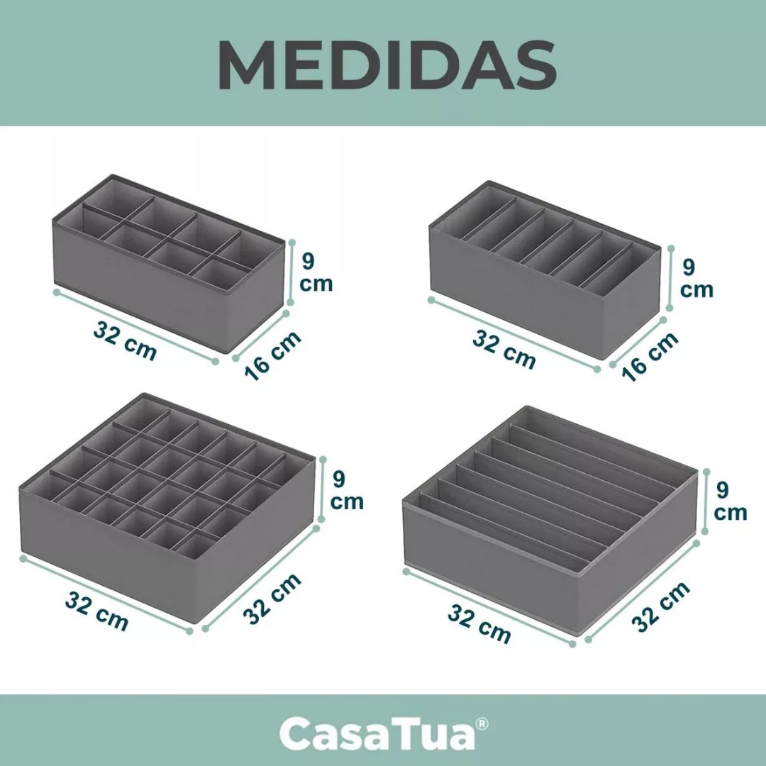 Organizador Ropa Interior Casatua Diviso